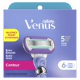 thumbnail image 1 of Hojas de afeitar Gillette Venus Extra Smooth Contour para mujer, 5 hojas de repuesto, 6 unidades, 1 of 16