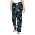 thumbnail image 2 of Goofa Cartoon Dinosaur Printed Soft Pajama Pants for Women, Wide Leg Comfy Casual Lounge Yoga Pants-X-Large, 2 of 9