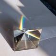 thumbnail image 4 of yeacher Optical Crystal Pyramid Prism 2.4-Inch Multi-Color Toy and Desktop Decor Used for Physics Science Photography Decoration Adults and Kids, 4 of 6