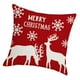 thumbnail image 5 of Funda de almohada de Navidad, funda protectora de cojín rústico, funda de almohada decorativa para sala de estar, decoración de Patio, , Estilo P Baoblaze Funda de almohada, 5 of 6