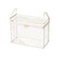 thumbnail image 3 of Clear Plastic Easter Storage Box, Transparent Dustproof Organizer Case for Home, Classroom & Office, Stackable Container for Books, Magazines & Stationery, Visible Storage, 15*13*9in, Clear, 3 of 7