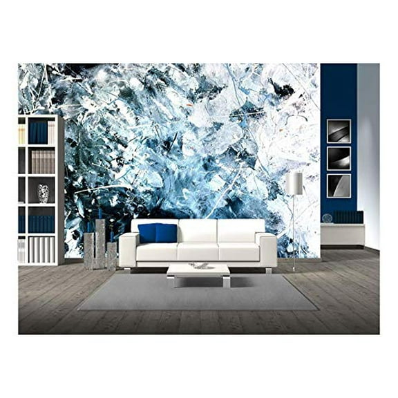 wall26 Wall Mural Brown Retro Wood Textured Paneling Removable Self-Adhesive Large Wallpaper - 100x144 inches