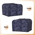 thumbnail image 3 of Daiia Watercolor Indigo Pattern 4 slice Toaster Cover, Toaster Appliance Dust-proof Cover For Kitchen Small Appliance Dust Cover and Fingerprint Protection, 3 of 7