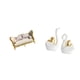 thumbnail image 1 of Figuras De Cisnes En Miniatura De Madera Para Sofá, Adorno De Mesa, Artesanía, Simulación De Mueble, Juguete Para Casa De Muñecas, Escena De Vida DIY, Estatuas Decorativas De Parejas, 1 of 8