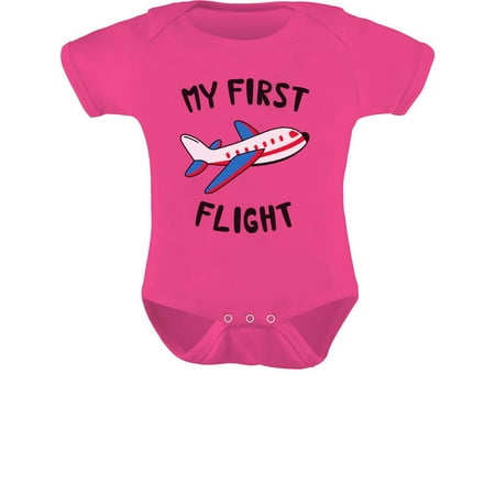 

Tstars Boys Unisex Gift for Baby Infant My First Flight Funny Humor Vacation Holiday Birthday Party Gift Baby Bodysuit