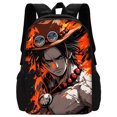 thumbnail image 1 of Conjunto de 3 piezas para niños, mochila escolar con bolsa de almuerzo, bolsas de lápices, mochilas escolares para zorros Roronoas, 1 of 5