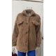 thumbnail image 4 of Women's Lapel Button Faux Mink Fur Long Fur Jacket Fashion Plush Coat Dark Grey XXL, 4 of 4