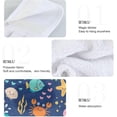 thumbnail image 5 of Coolnut Dolphin Hanging Towel Set of 2, Absorbent Soft Coral Velvet Hand Towel with Hanging Loop for Bathroom, Kitchen, Home Decor, 14 x 18 Inch Washcloth Gift, 5 of 7