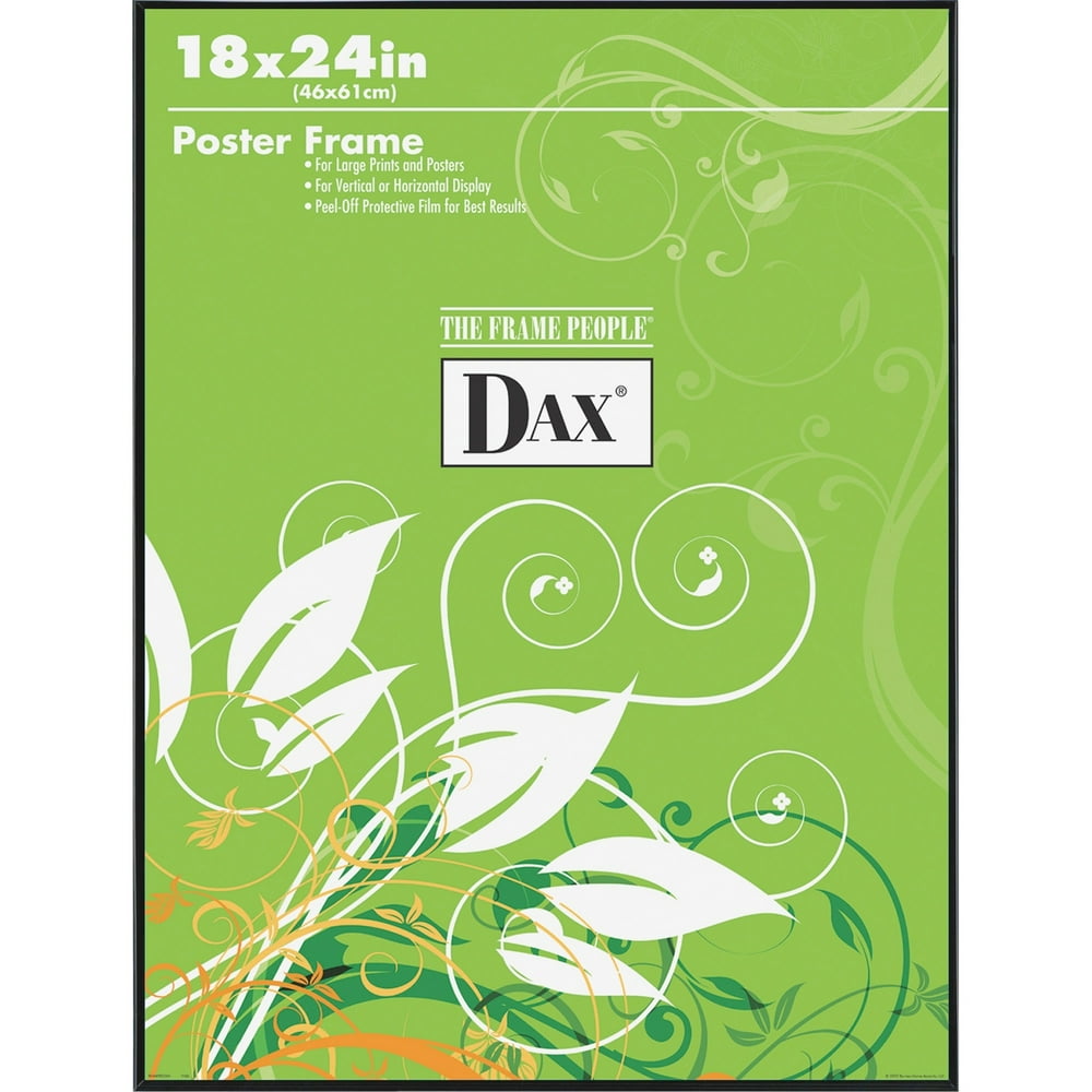 Darice Plastic Picture Frame, Black