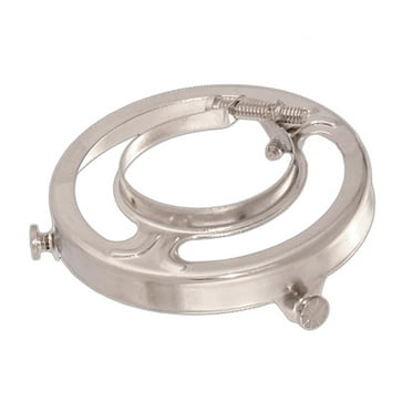 B&P Lamp® 2 1/4" Fitter, Nickel Plated Clamp-On Type Shade Holder