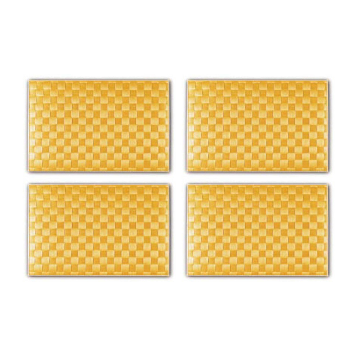 Corn Yellow Rectangle Saleen Rectangular Placemat (Corn Yellow, Set of 4) - Walmart.com