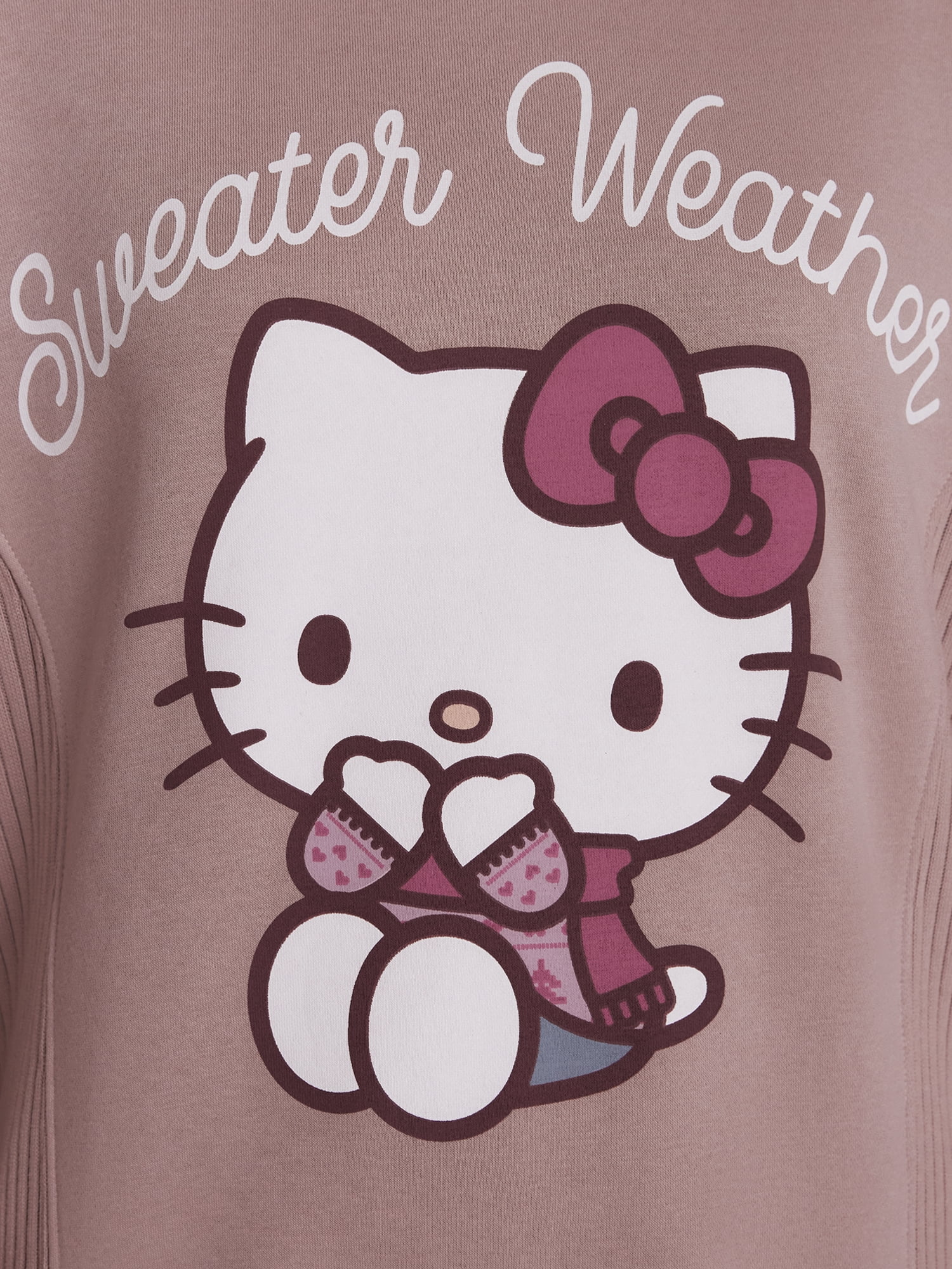 Hello Kitty Women's Graphic Sleep Top with Long Sleeves, Sizes XS-3XL
