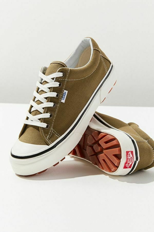 zapatos vans classica mujer olive