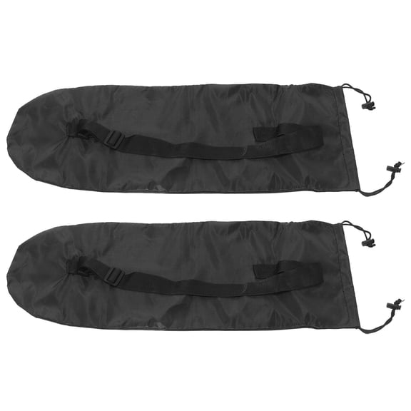 FOMIYES 2Pcs Portable Skateboard Storage Bag with Comfortable Carrying System Black