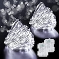 thumbnail image 1 of Luces de hadas, 3M 30 LED de cobre blanco con pilas Luces de cadena con 8 modos, IP65 Luces de hadas a prueba de agua Decoración interior / exterior para dormitorio Navidad Boda Fiesta Hogar 2PCS oso de fresa Electrónica, 1 of 5
