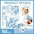 thumbnail image 4 of Blue Ink Blue and White Decorative Tissue Paper - Elegant Chinese Ink Design for Party Decoration & Gift Wrapping, 4 of 7