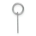 thumbnail image 2 of 14K White Gold Charm Pendant 16 mm 10 Plain .018 Gauge Engravable Heart, 2 of 2