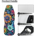 thumbnail image 4 of Waterproof Front Seat Covers for Cars Boho Mandala Floral Blossom Automotive Seat Cushion Covers Front Bucket Seat Cover,2 Piece Set,Airbag Compatible, 4 of 10