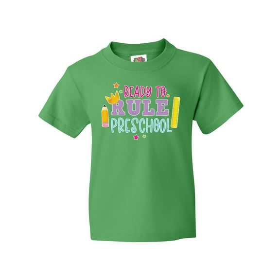 Inktastic Ready to Rule Preschool Back to School Youth T-Shirt