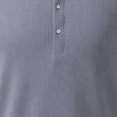 thumbnail image 5 of VgaVtl Turtleneck Men's Tanks Big and Tall Summer Mens Undershirts Sleeveless Gray Workout Solid Color Button Tops, 5 of 6