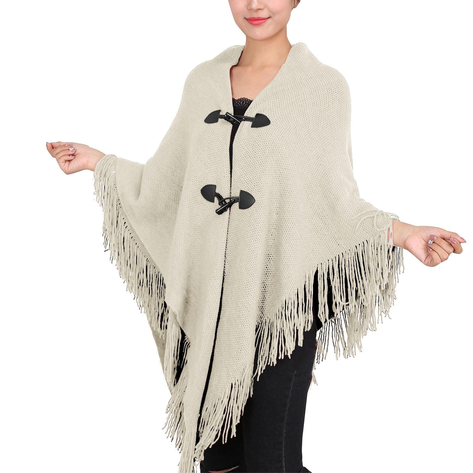 MSJUHEG Kimonos,Poncho Sweater Women,Cape Coat,Shawl Wraps,Wrap