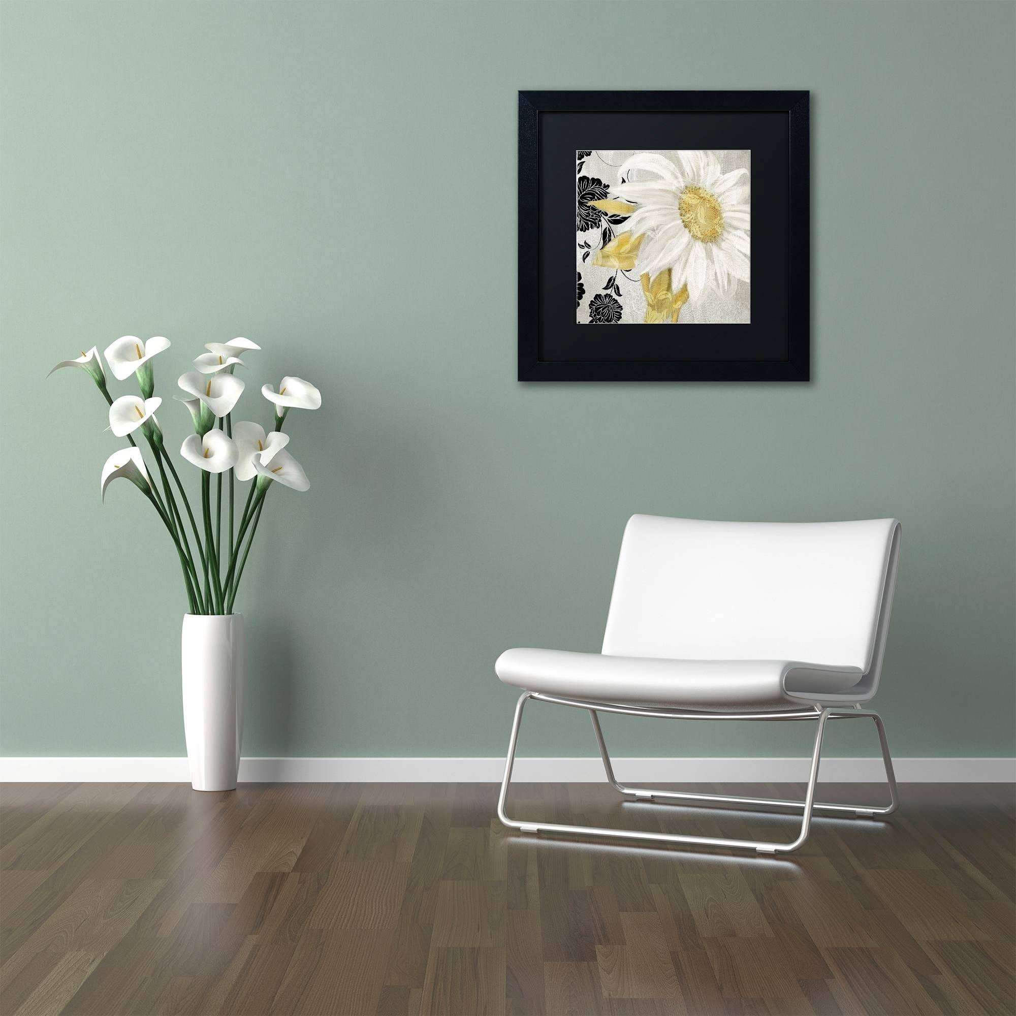 Trademark Fine Art "Sunroom II" Canvas Art by Color Bakery Black Matte, Black Frame