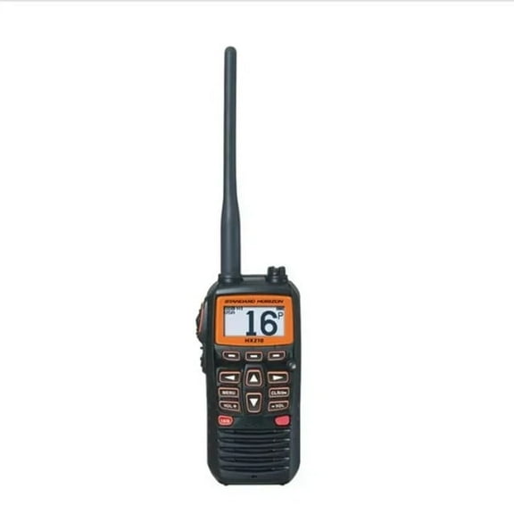 Standard Horizon HX210 walkie talkie 2-way Radio VHF Marine Floating Handheld Radios IPX7 Waterproof Transceiver with SBR-23Li Walkie Talkie Battery