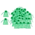 thumbnail image 4 of 100 Pcs Fruit Protection Bags,fruit Netting Bags for Fruit Trees Fruit Mesh Bag,with Drawstring Netting Barrier Bags for ,Fruit,Flower , 102cm Green 10cmx12cm Green, 4 of 6