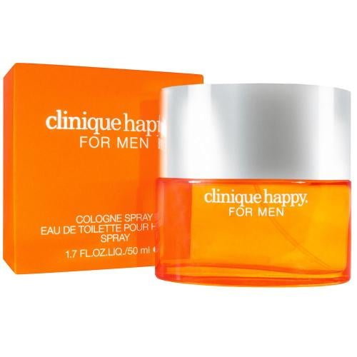Clinique Happy Perfume Cologne Spray for Men, 1.7 Oz / 50 Ml