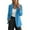 Blue, variant on Women Open Front Lapel Blazer Dual Reinforced Seams 15 Colors Wrinkle Resistant Loose Office Work Suit Jacket 1pc S-XXXL True To Size Plus Size Friendly