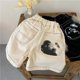 thumbnail image 1 of Pantalones cortos deportivos informales para niños, novedad de verano, pantalones de cinco puntos Unisex de estilo, versión coreana, pantalones de chándal para bebés y niñas, 1 of 5