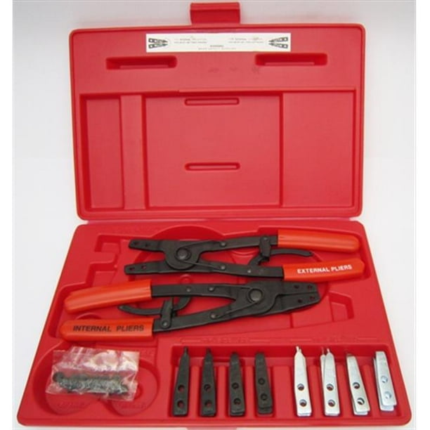 Wilde Tool 538/Mc Heavy Duty Retaining Ring Pliers Set Molded Case