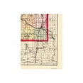 thumbnail image 4 of Historic County Map - Eaton County Michigan - Walling 1873 - 23 x 30.56 - Vintage Wall Art, 4 of 5