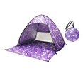 thumbnail image 1 of Beach Tent with 6 Tent Stakes Windproof UPF 50 Beach Sunshade Sun Protection L, 1 of 9