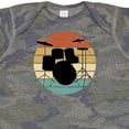 thumbnail image 4 of Inktastic Drum Set Retro Drummer Sunset Boys or Girls Baby Bodysuit, 4 of 5