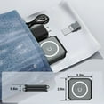 thumbnail image 4 of Cargador Inalámbrico 3 en 1 para iPhone, Estación de Carga 3 en 1 Magnética Plegable, Cargador de Viaje para Múltiples Dispositivos para iPhone, Air Pods, iWatch - Blanco, 4 of 19