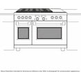 thumbnail image 6 of 48 Inch Smart Professional Dual Fuel Range with 6 Sealed Burners, Double Oven,, 6 of 6