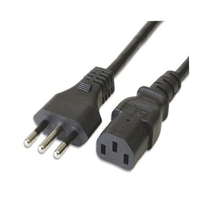 Cable de alimentación para PC, 1,8 m, 220 V, 10 A, hembra C13 a macho, negro