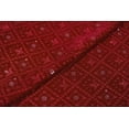 thumbnail image 3 of TRILOKI Maroon Velvet Embroidery DIY Arts & Crafts, Sewing, Wedding Dress, Crafts, Inches 44, 38 Work By The Yard, 3 of 4
