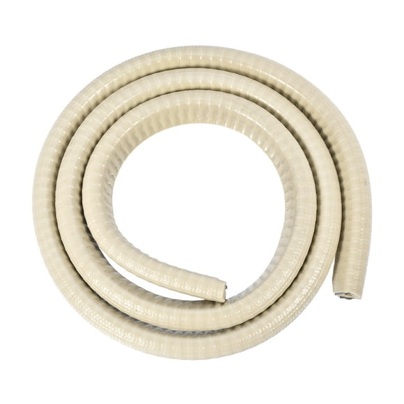Unique Bargains Edge Trim U Seal Extrusion Beige U Channel Edge Protector PVC Plastic w Iron Sheet Fits 3/64''-11/64'' Edge 3.3Ft/1M