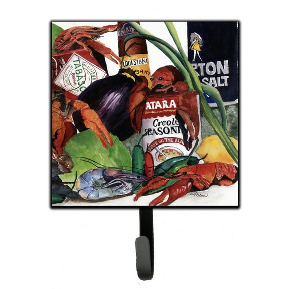 Carolines Treasures 8131SH4 Louisiana Spices Leash or Key Holder 7Hx4.25W multicolor