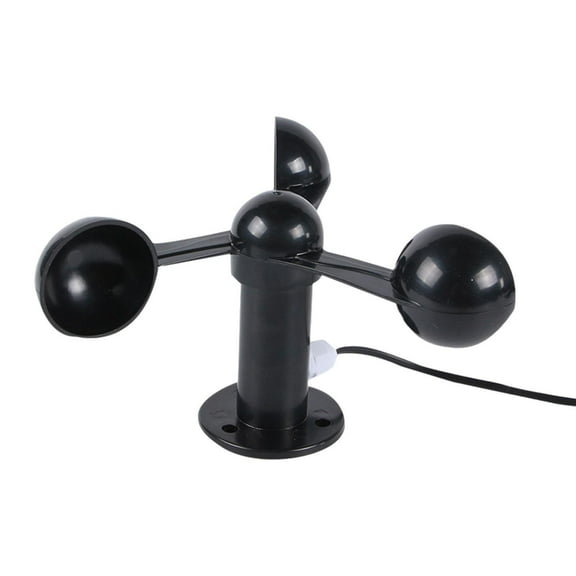 lacooooppia Wind Speed Testing Anemometer Testing Stability 3 Cups Wind Tester Wind Speeds Cup for Weather Stations Breeding Ships Outside