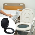 thumbnail image 1 of Asiento de inodoro para acampar con tapa, ligero, redondo, diámetro de 12,01'' para cubo de 20 L, a presión, para emergencias, senderismo,, 1 of 8