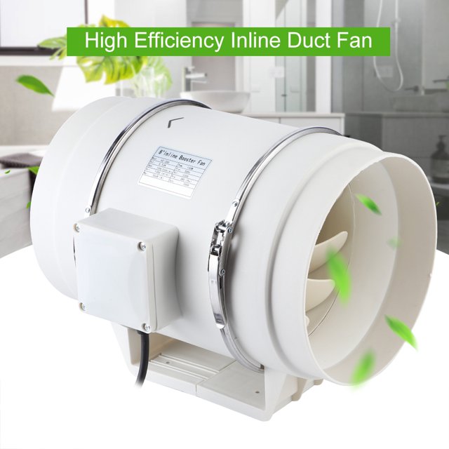 Ventilation System Exhaust Fan, Inline Duct Fan, Low Noise Inline Ventilation Fan High Efficiency Inline 220V EU Plug Ventilation Fan Home For Kitchen