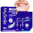 thumbnail image 4 of MySmile Teeth Whitening Strips for Teeth Sensitive, Hydroxyapatite-Infused, Enamel Safe & Non-Slip White Strips, Residue-Free, Teeth Stains Remover Whitening kit, Natural Formula, Mint, 42pcs, 4 of 10