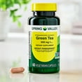 thumbnail image 4 of Spring Valley Standardized Extract Green Tea Dietary Supplement Vegetarian Capsules for Weight Management, 500 mg, 60 Count, 4 of 11