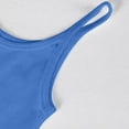 thumbnail image 4 of Women's Cami Tank Tops Ribbed Sleeveless Vest for Women Slim Fit Layering Basics Casual Wear Blue Women Blending Shirts Women's Summer Tops Sleeveless(L), 4 of 4