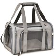 thumbnail image 1 of Transportadores para gatos, transportadores para perros, transportadores para mascotas para gatos pequeños, medianos, perros, cachorros de hasta 13 libras, transportador para perros pequeños, 1 of 5