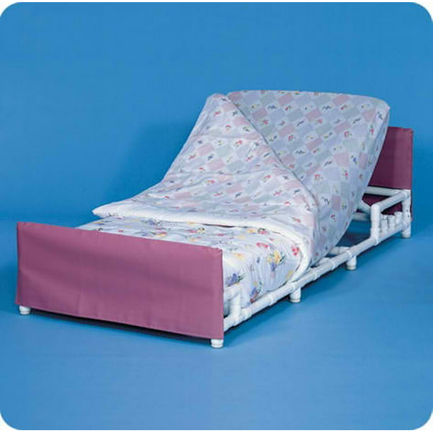 Low Bed for 80 Inch Mattress - LB80WB - Wineberry Color and Footboard - Walmart.com