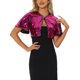 thumbnail image 1 of CHAQUETA BOLERO CON LENTEJUELAS INSPIRADA EN CHIC PARA MUJERES, MANGA ACAMPANADA, CROP, BRILLANTE, TALLA XS, FUCIA, 1 of 6